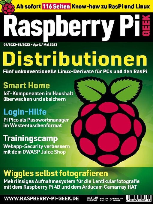 Title details for Raspberry Pi Geek by Computec Media GmbH - Available